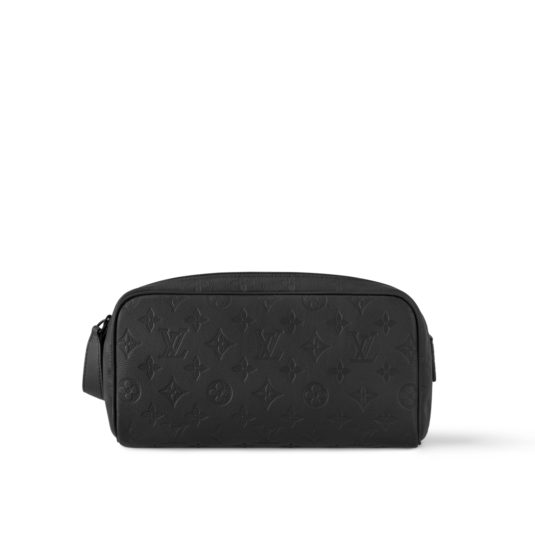 Louis Vuitton パーティーバッグ 黒 Dopp Kit Monogram Shadow - Travel | LOUIS VUITTON